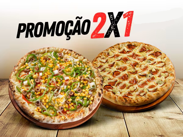 2 Pizzas PP + Refrigerante 2L da Torvelli Pizzaria